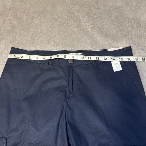 Dickies 8UU Womens Navy Blue Work Cargo Pants New Tags RN20697 Capris Ankle - Picture 10 of 10